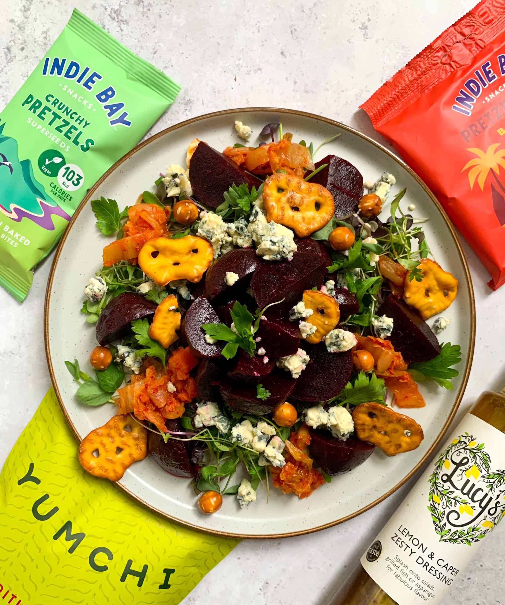 Beetroot & Blue Cheese Salad – Indie Bay style